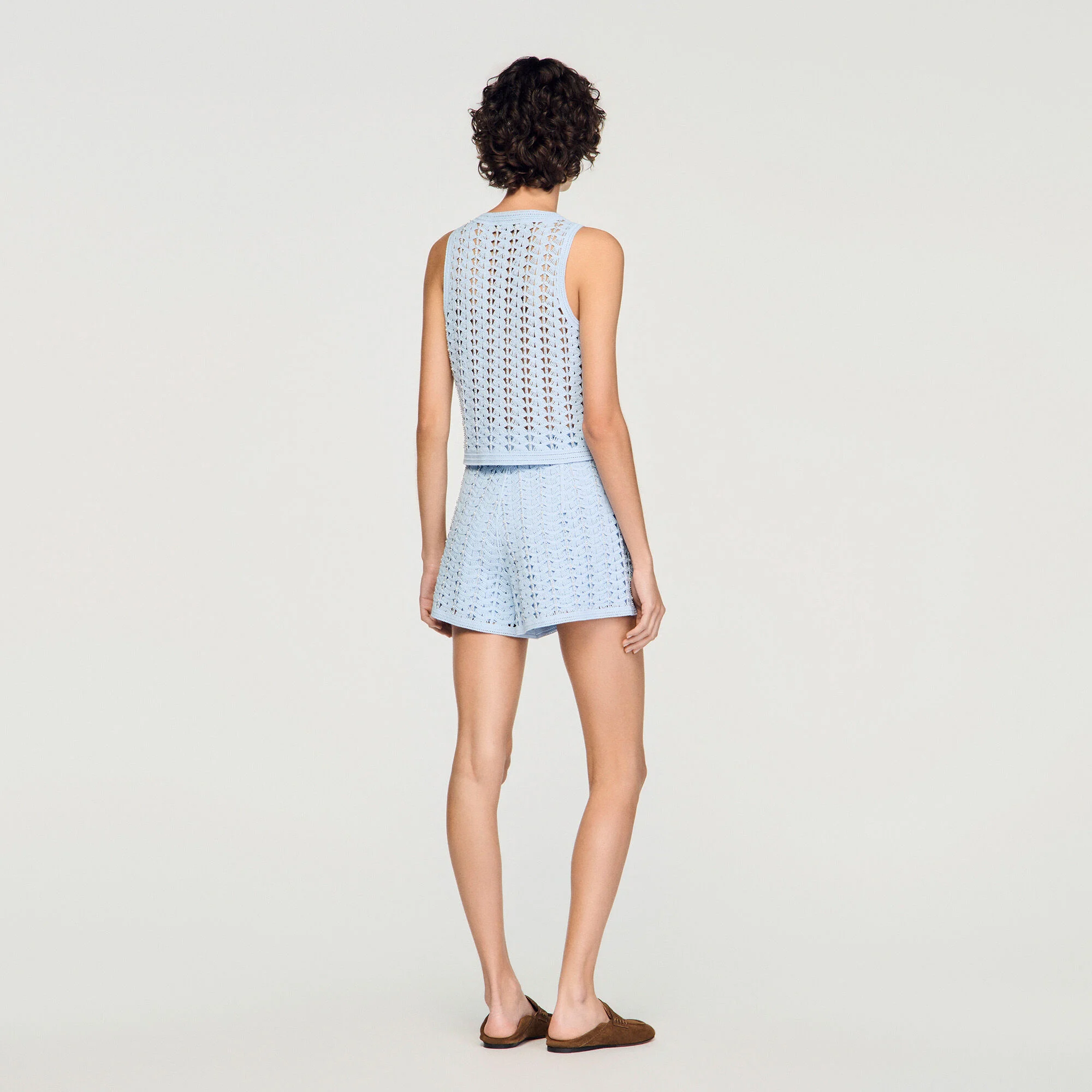 Perlen-Stricktop