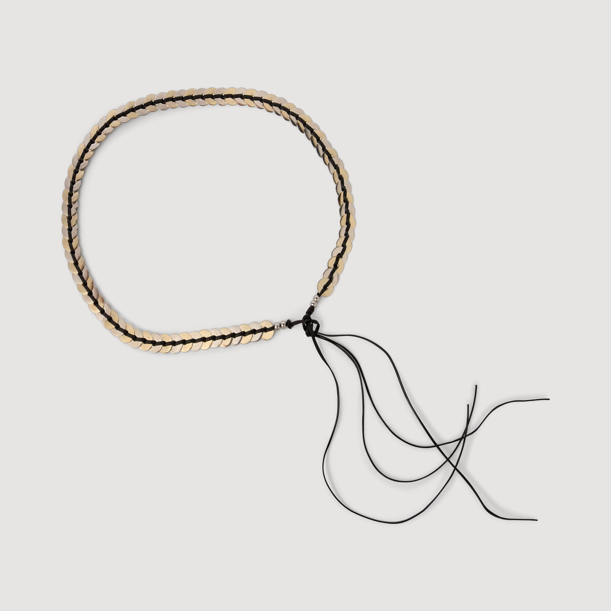 Schmuckgürtel mit Lederband