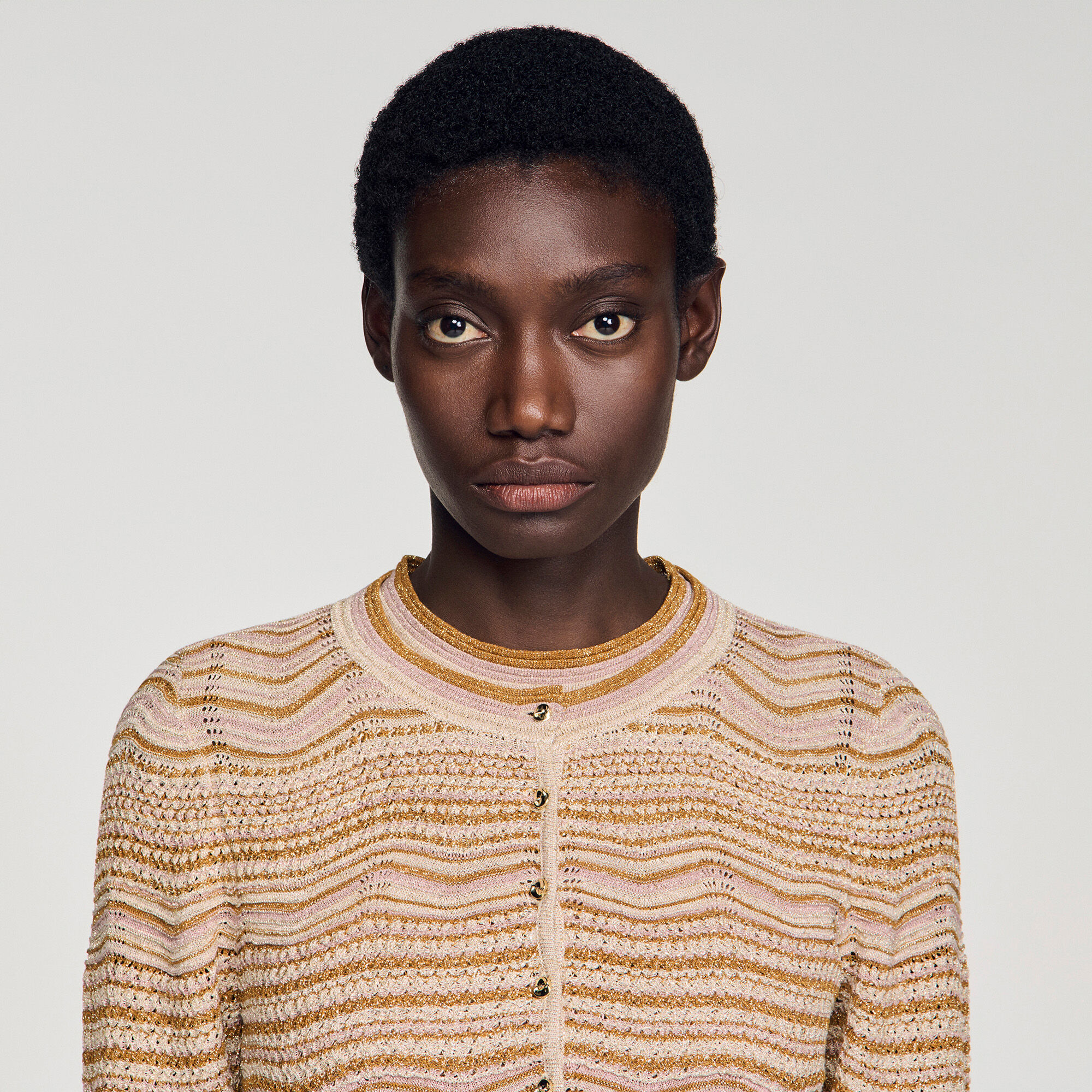 Dekorativer Strick-Pullover