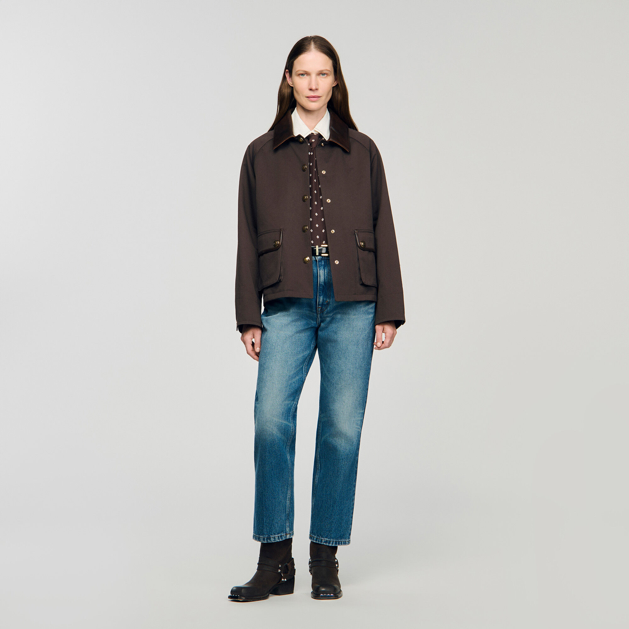 Gabardine Mantel