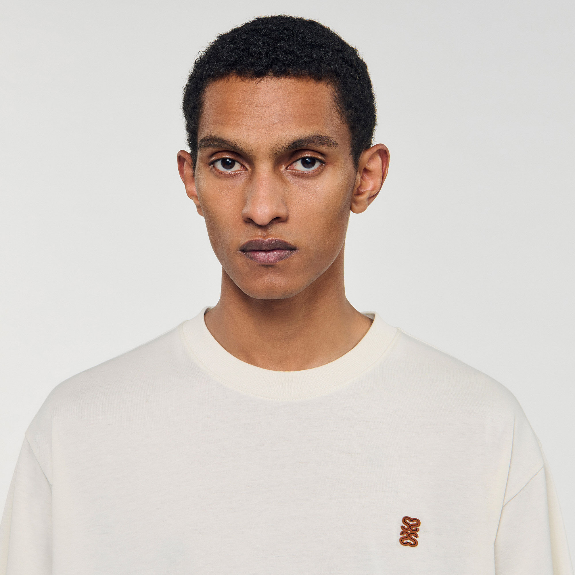 Leder-Logo-T-Shirt