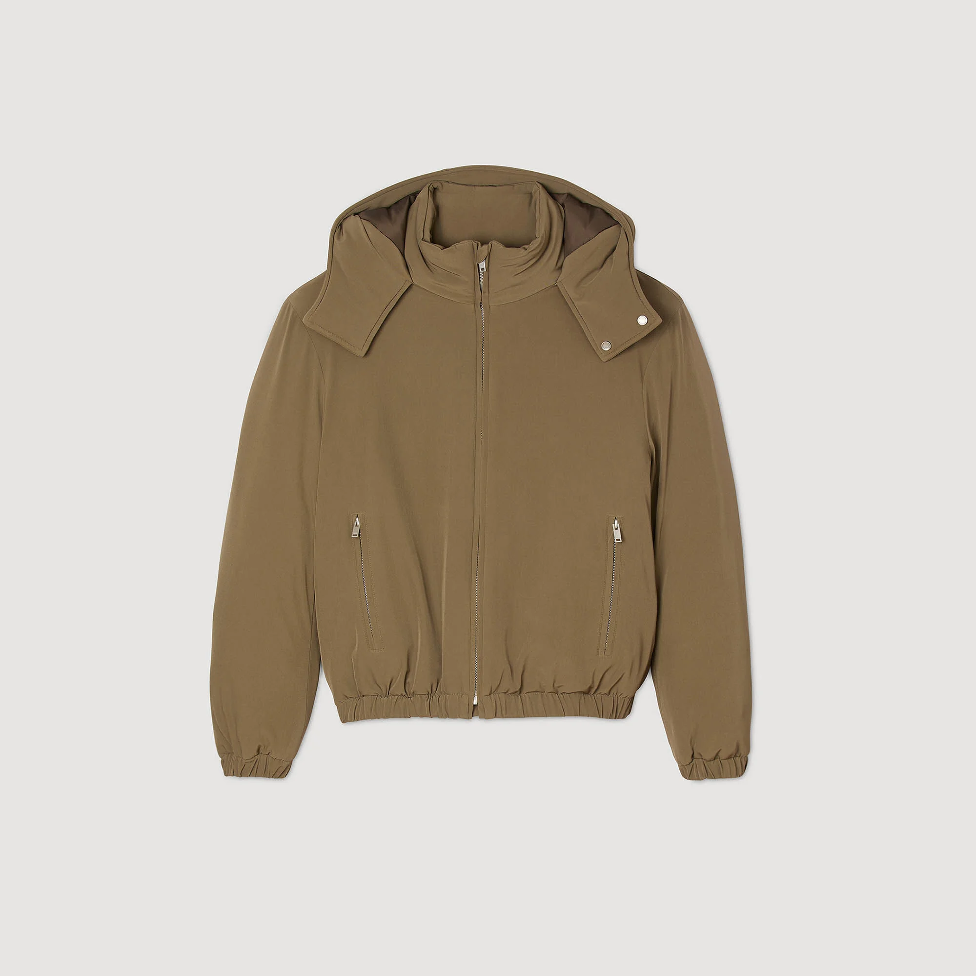Daunenjacke mit abnehmbarem Kapuze
