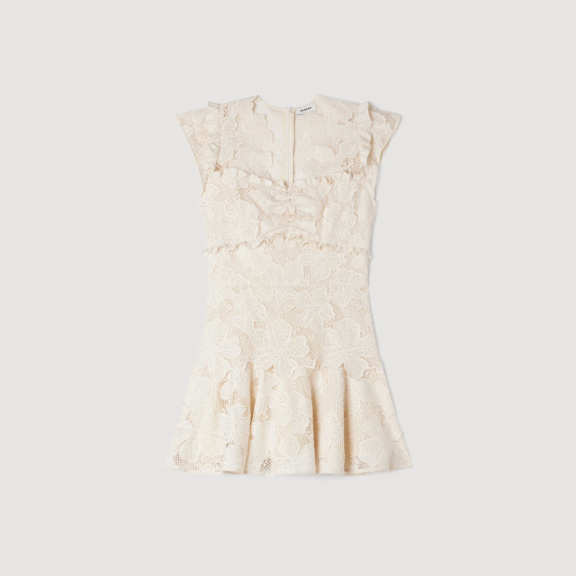 Minikleid aus Guipure