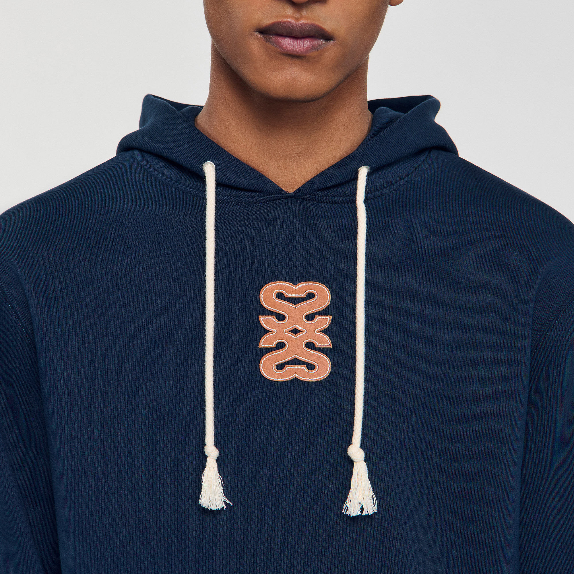 Leder-Plakat-Pullover