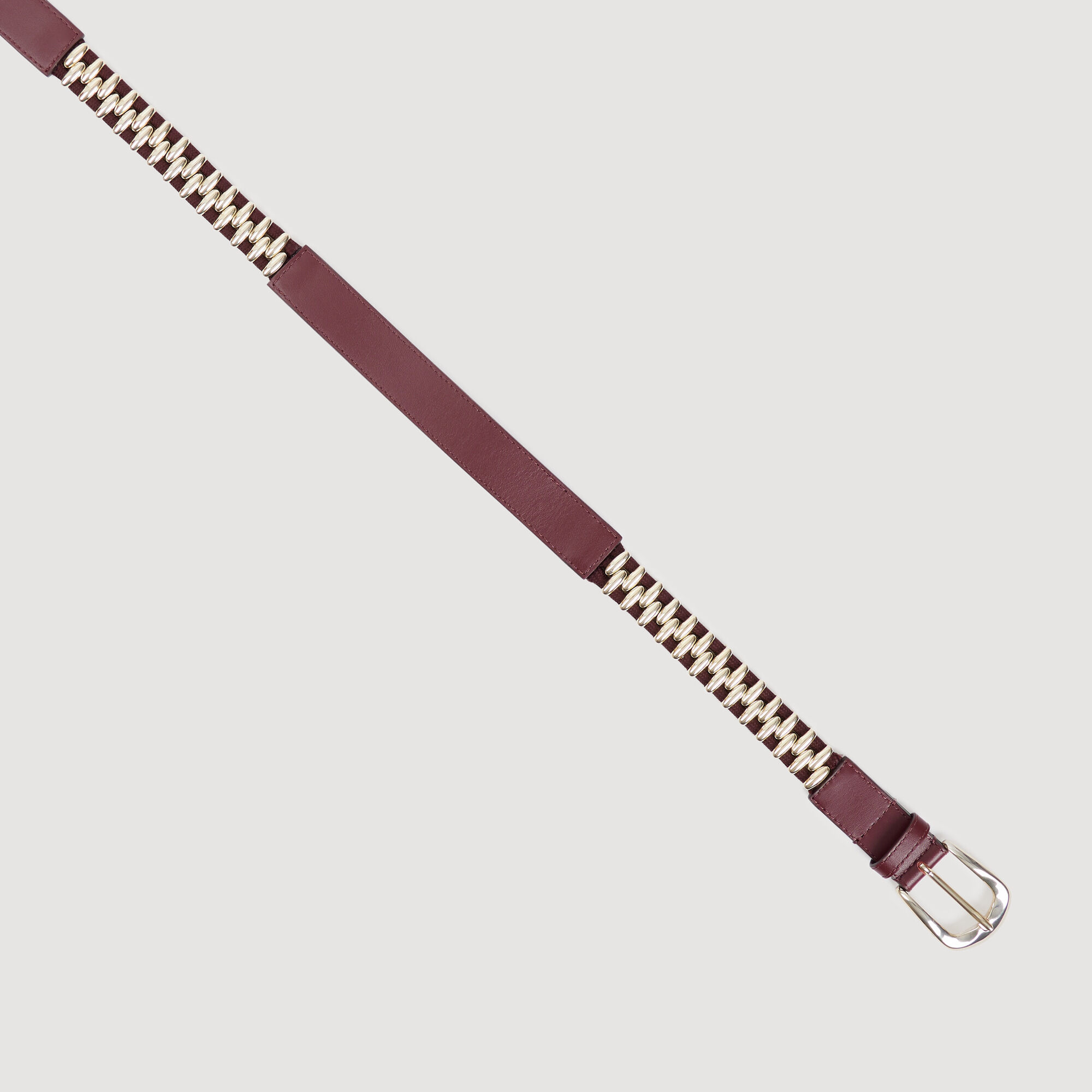 Leder- und Metallgurt