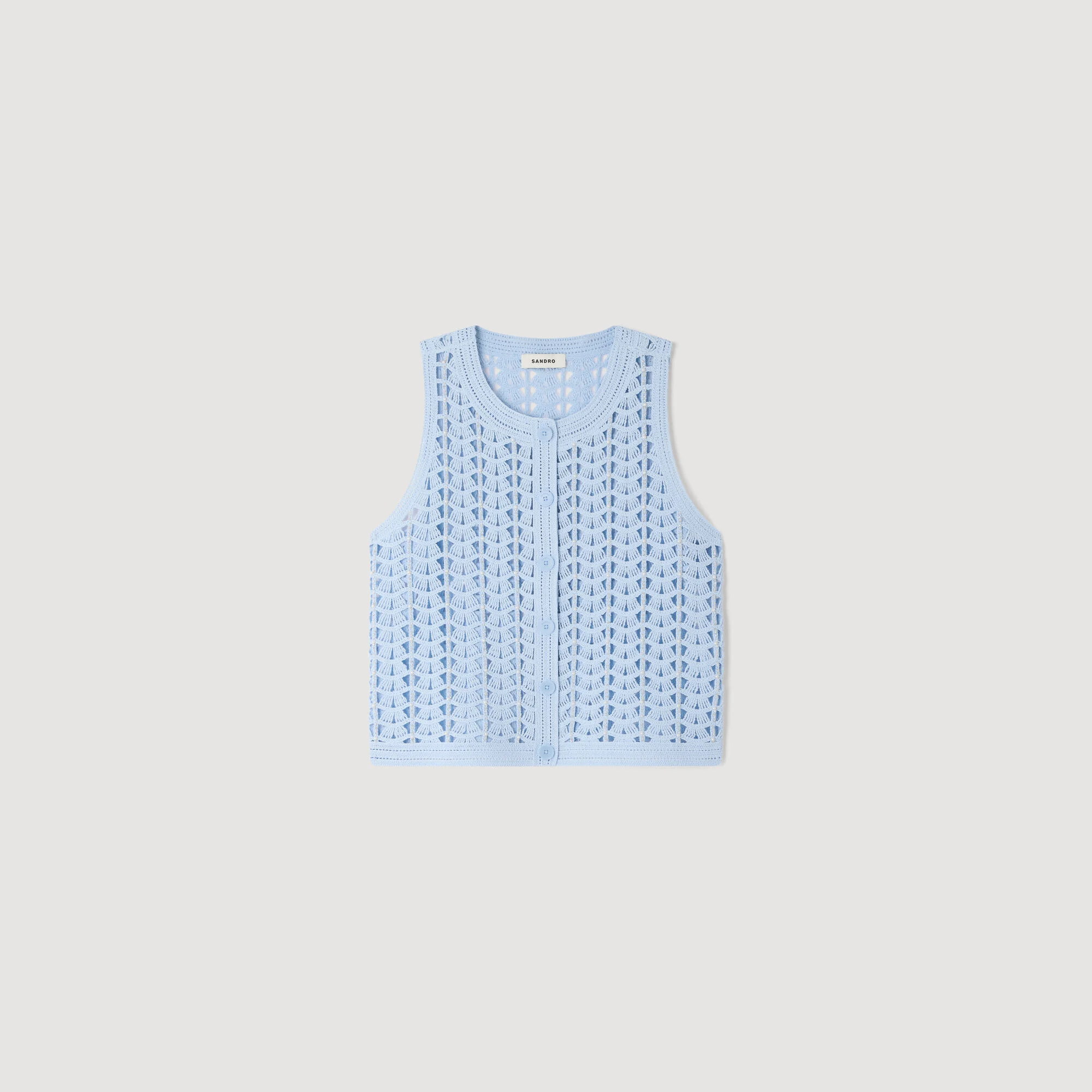 Perlen-Stricktop