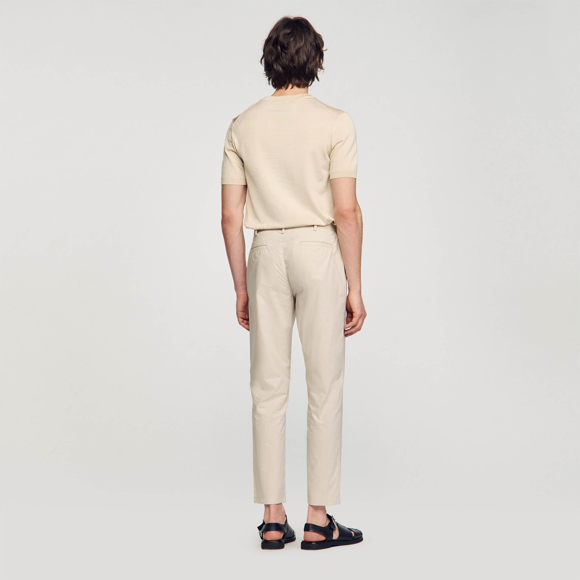 Baumwollhose mit Karottenform