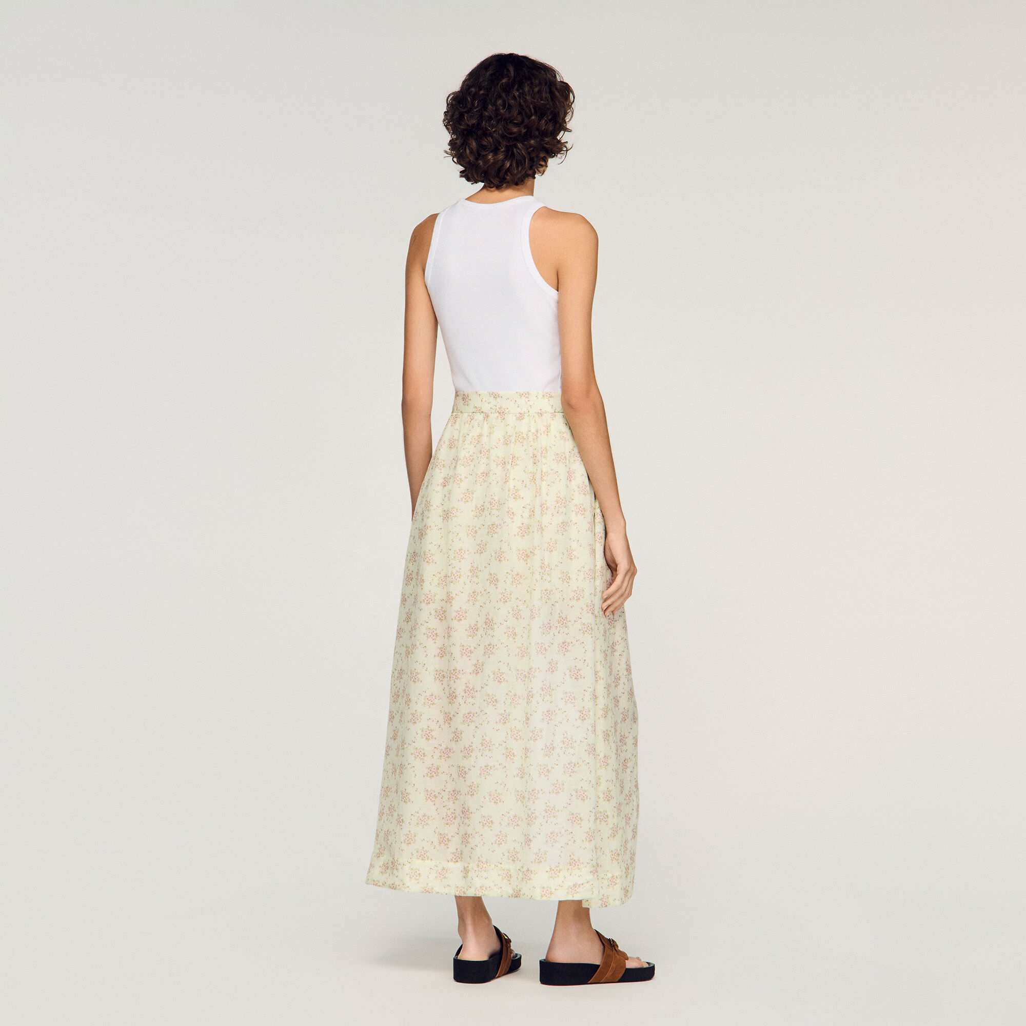 Maxi-Skort mit Blumenmuster