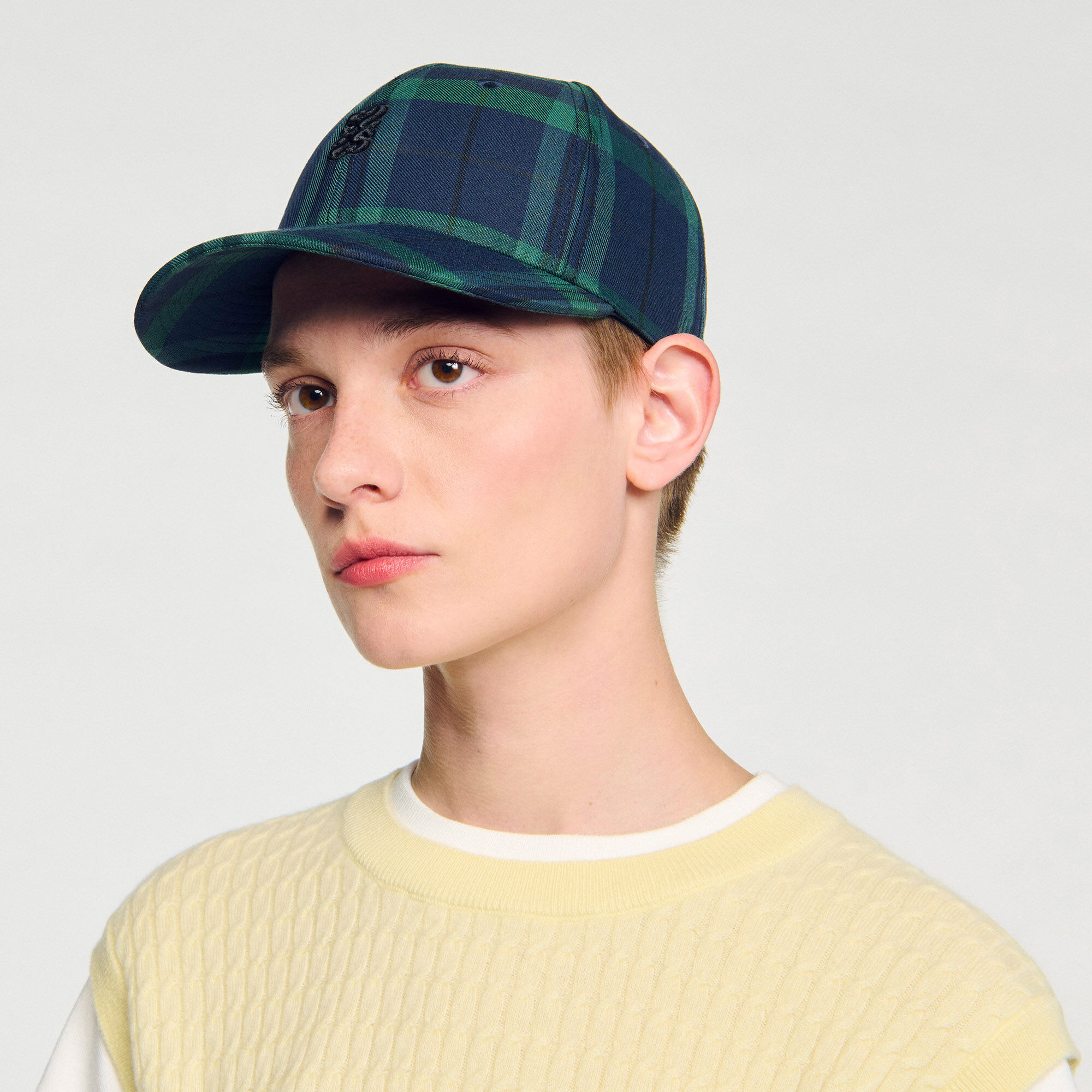 Kariertes Cap
